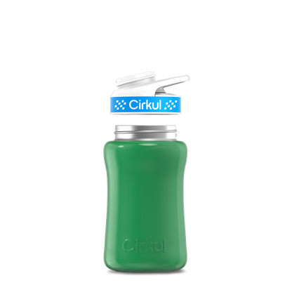 12oz. Stainless Steel Bottle & Comfort Grip Lid