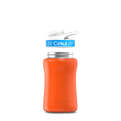 12oz. Stainless Steel Bottle & Comfort Grip Lid