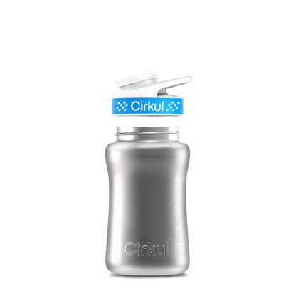 12oz. Stainless Steel Bottle & Comfort Grip Lid
