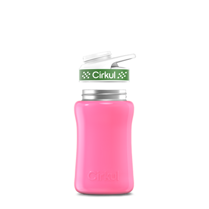 12oz. Stainless Steel Bottle & Comfort Grip Lid