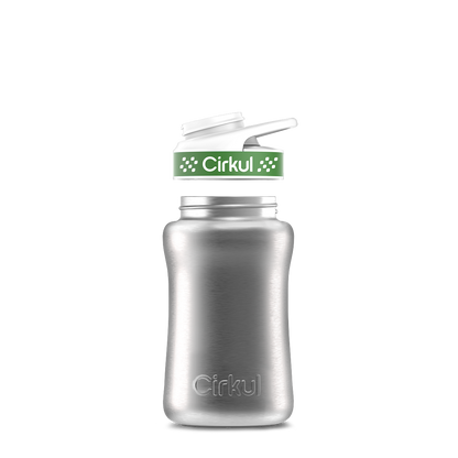 12oz. Stainless Steel Bottle & Comfort Grip Lid