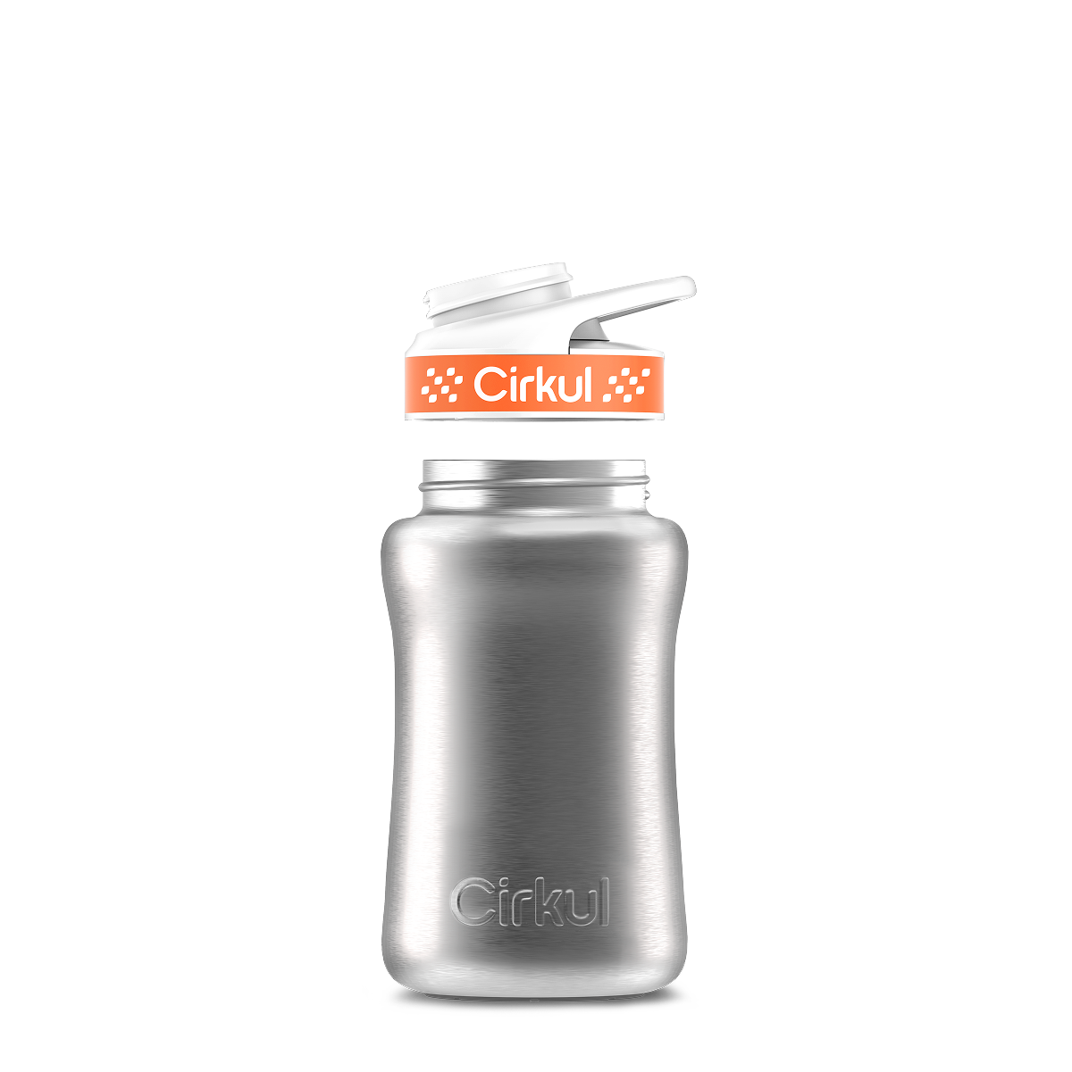 12oz. Stainless Steel Bottle & Comfort Grip Lid