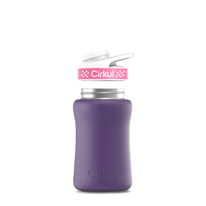 12oz. Stainless Steel Bottle & Comfort Grip Lid