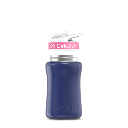12oz. Stainless Steel Bottle & Comfort Grip Lid