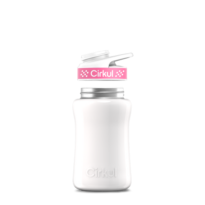 12oz. Stainless Steel Bottle & Comfort Grip Lid