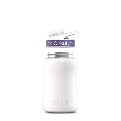 12oz. Stainless Steel Bottle & Comfort Grip Lid