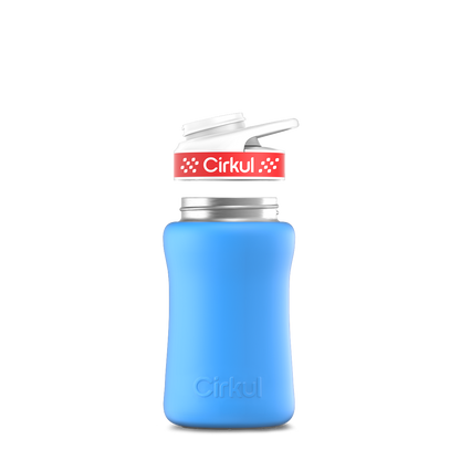 12oz. Stainless Steel Bottle & Comfort Grip Lid