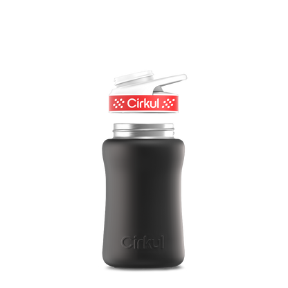 12oz. Stainless Steel Bottle & Comfort Grip Lid
