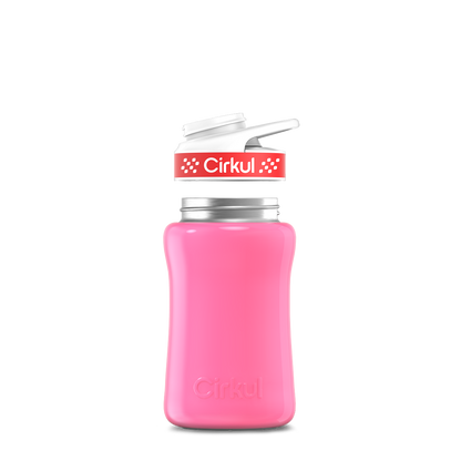 12oz. Stainless Steel Bottle & Comfort Grip Lid