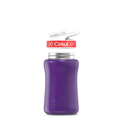12oz. Stainless Steel Bottle & Comfort Grip Lid